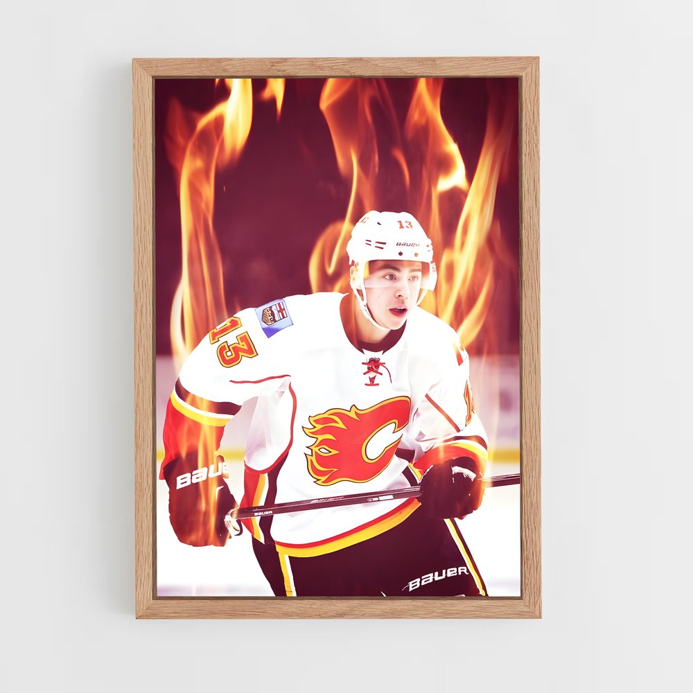 Poster Johnny gaudreau – affiche Hockey sur glace (vue 4)